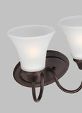 GENERATION LIGHTING, HOLMAN TWO LIGHT WALL / BATH, BATH VANITY LIGHT