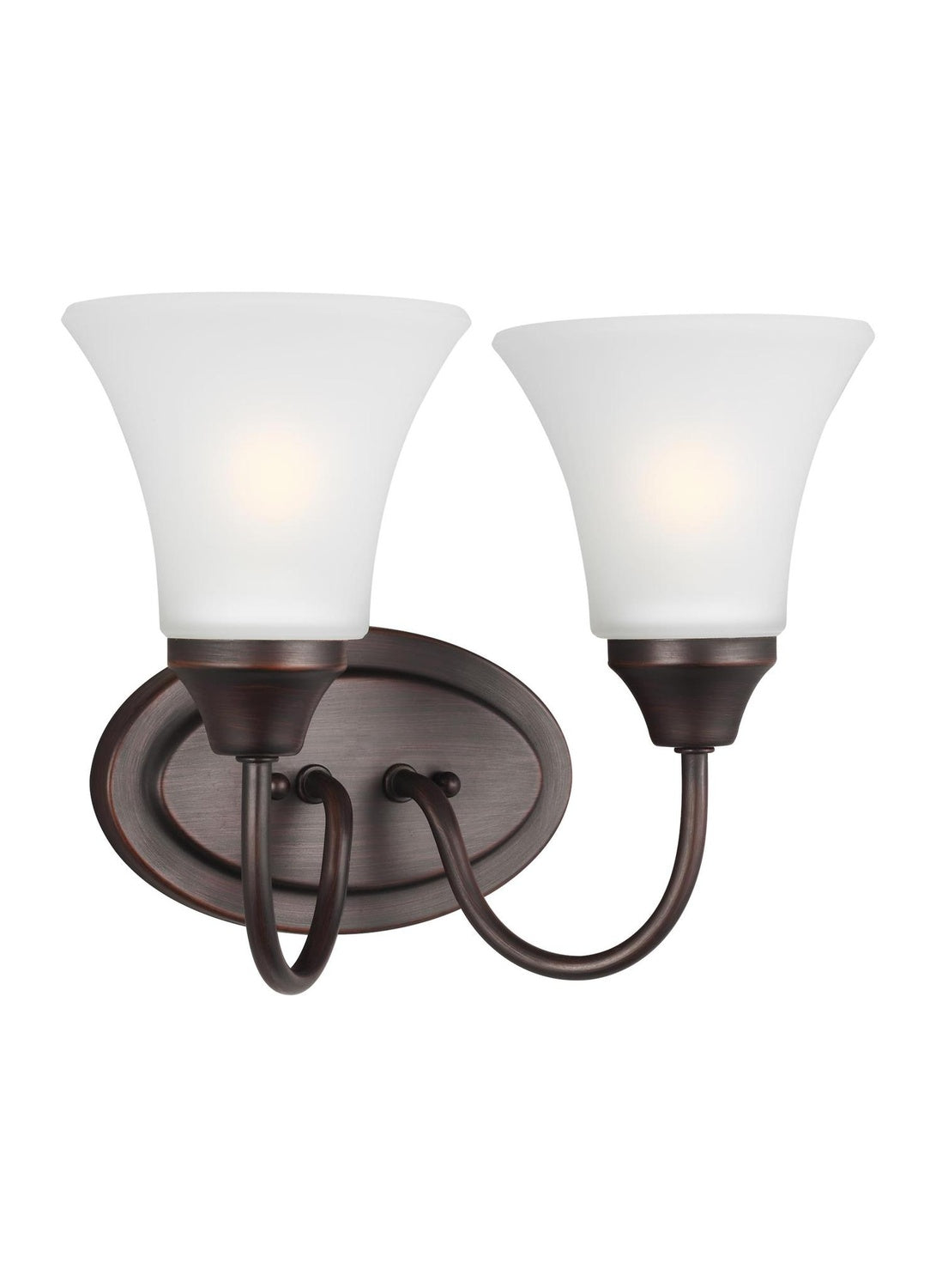 GENERATION LIGHTING, HOLMAN TWO LIGHT WALL / BATH, BATH VANITY LIGHT