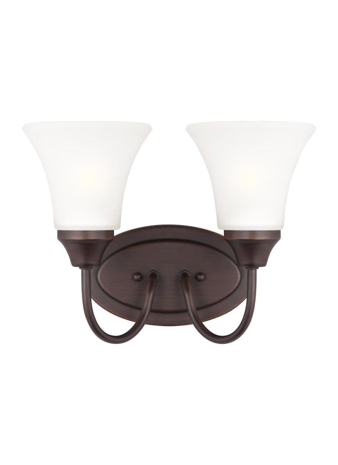 GENERATION LIGHTING, HOLMAN TWO LIGHT WALL / BATH, BATH VANITY LIGHT