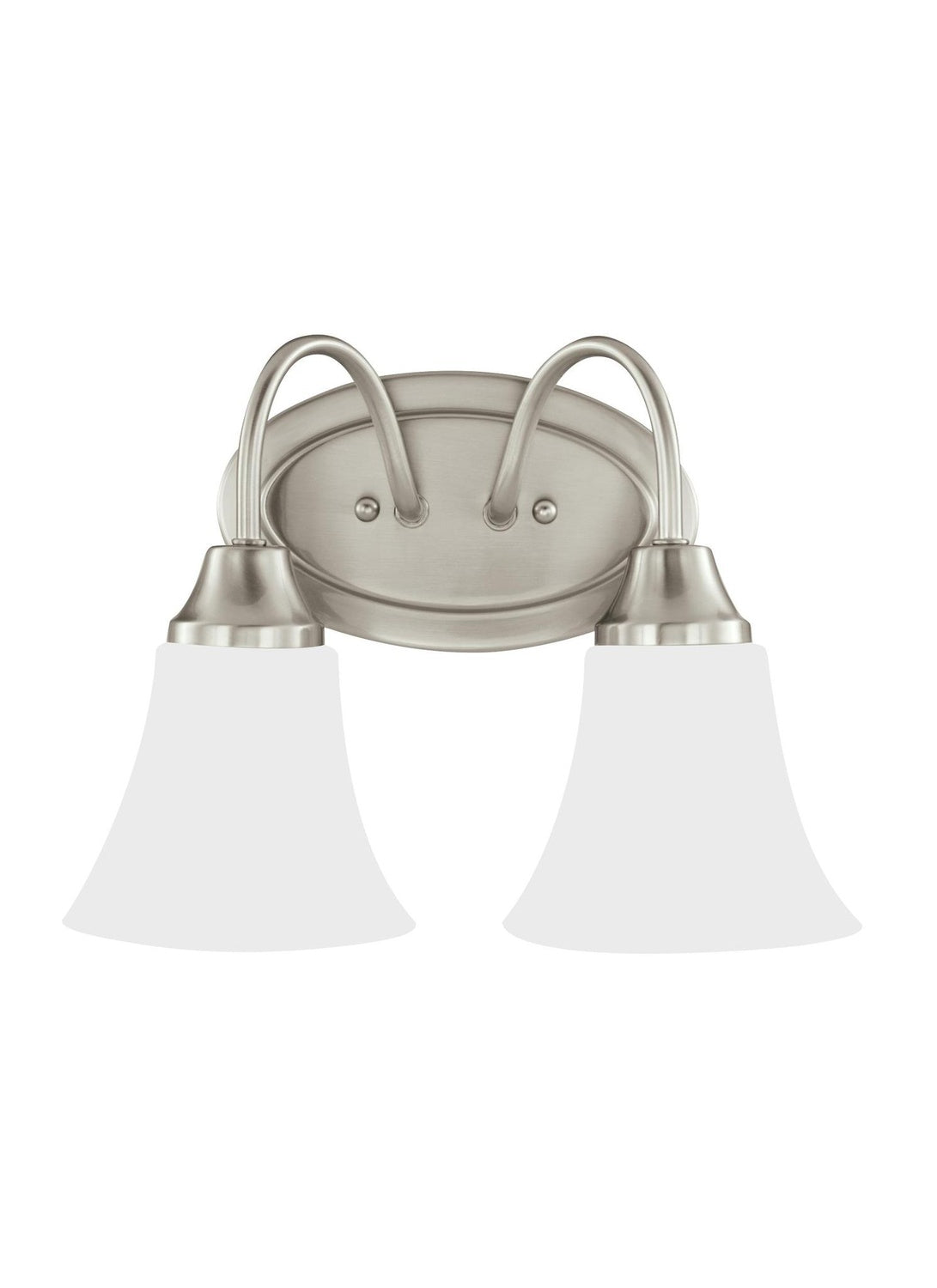 GENERATION LIGHTING, HOLMAN TWO LIGHT WALL / BATH, BATH VANITY LIGHT