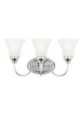 GENERATION LIGHTING, HOLMAN THREE LIGHT WALL / BATH, BATH VANITY LIGHT