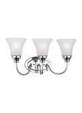 GENERATION LIGHTING, HOLMAN THREE LIGHT WALL / BATH, BATH VANITY LIGHT