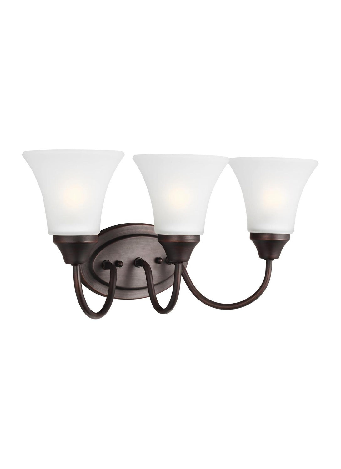 GENERATION LIGHTING, HOLMAN THREE LIGHT WALL / BATH, BATH VANITY LIGHT