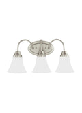 GENERATION LIGHTING, HOLMAN THREE LIGHT WALL / BATH, BATH VANITY LIGHT