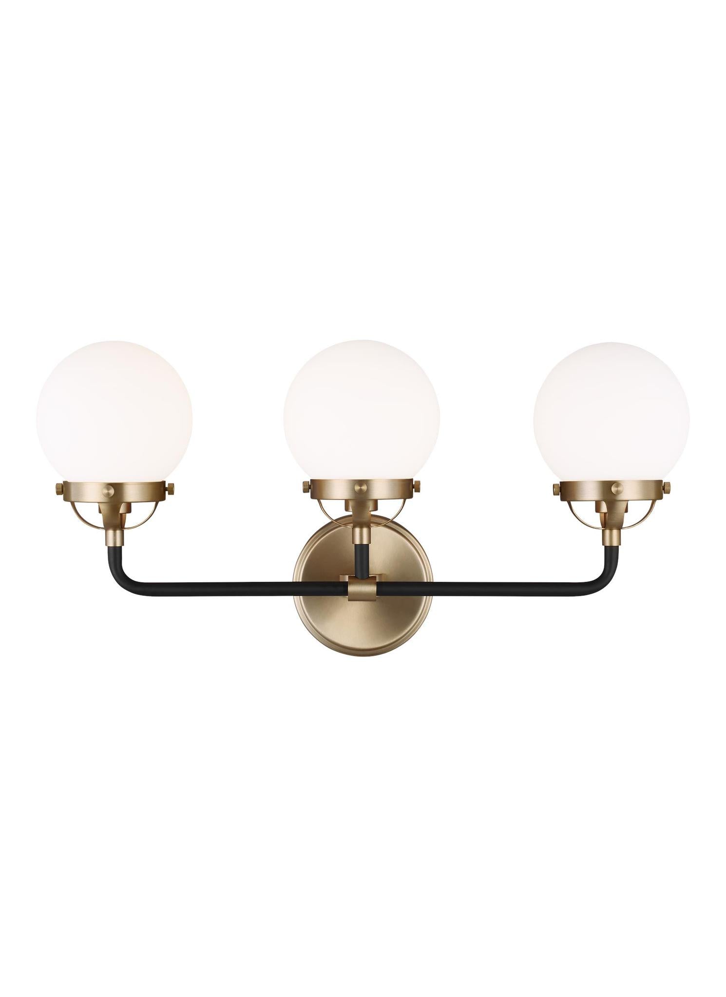 VISUAL COMFORT & CO., CAFE THREE LIGHT WALL / BATH, BATH VANITY LIGHT