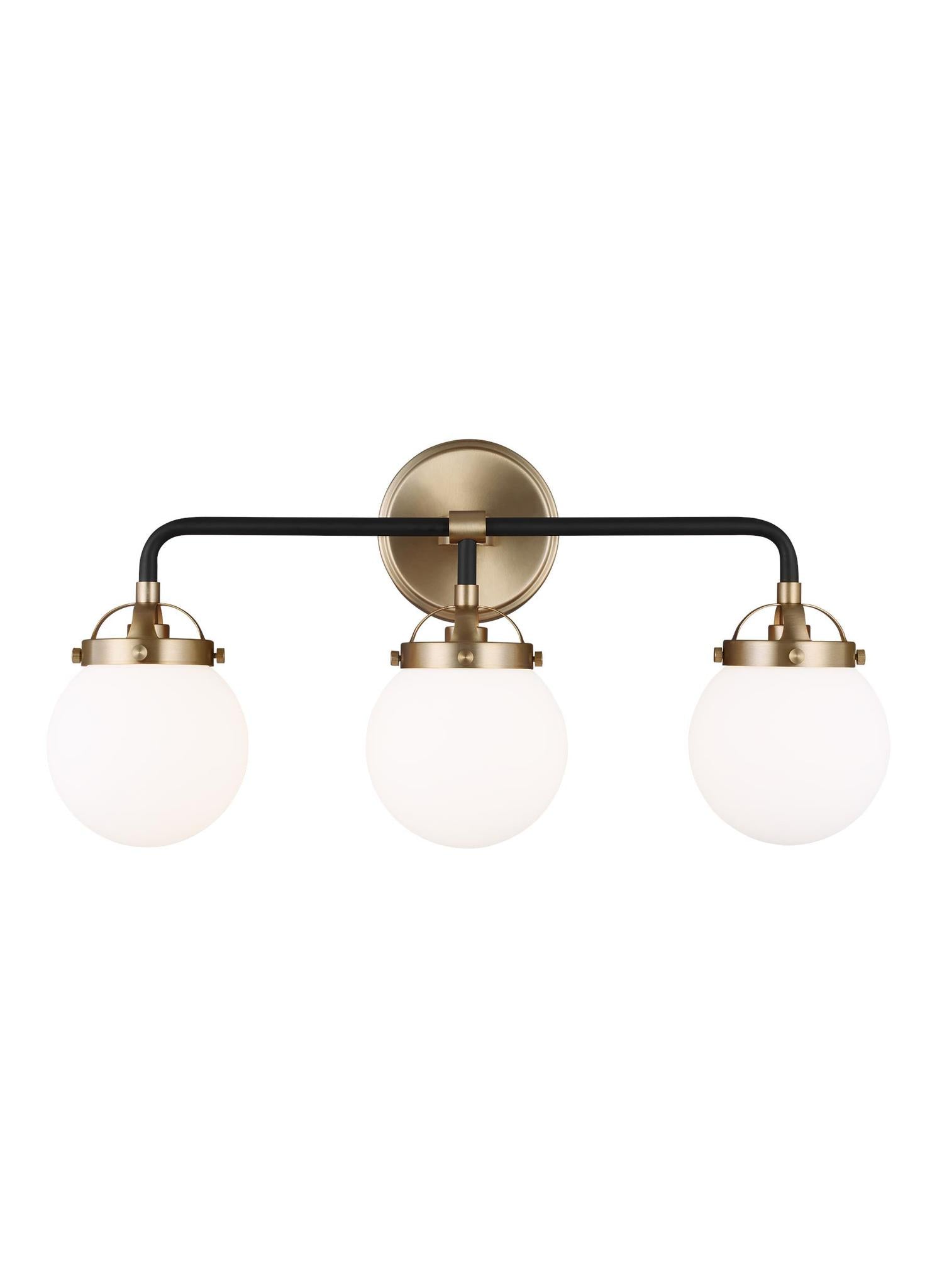 VISUAL COMFORT STUDIO, CAFE THREE LIGHT WALL / BATH, BATH VANITY LIGHT