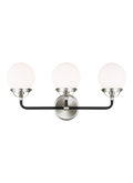 VISUAL COMFORT STUDIO, CAFE THREE LIGHT WALL / BATH, BATH VANITY LIGHT
