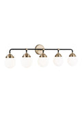 VISUAL COMFORT STUDIO, CAFE FIVE LIGHT WALL / BATH, BATH VANITY LIGHT