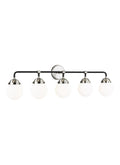VISUAL COMFORT & CO., CAFE FIVE LIGHT WALL / BATH, BATH VANITY LIGHT