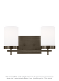 VISUAL COMFORT STUDIO, ZIRE TWO LIGHT BATH, BATH VANITY LIGHT