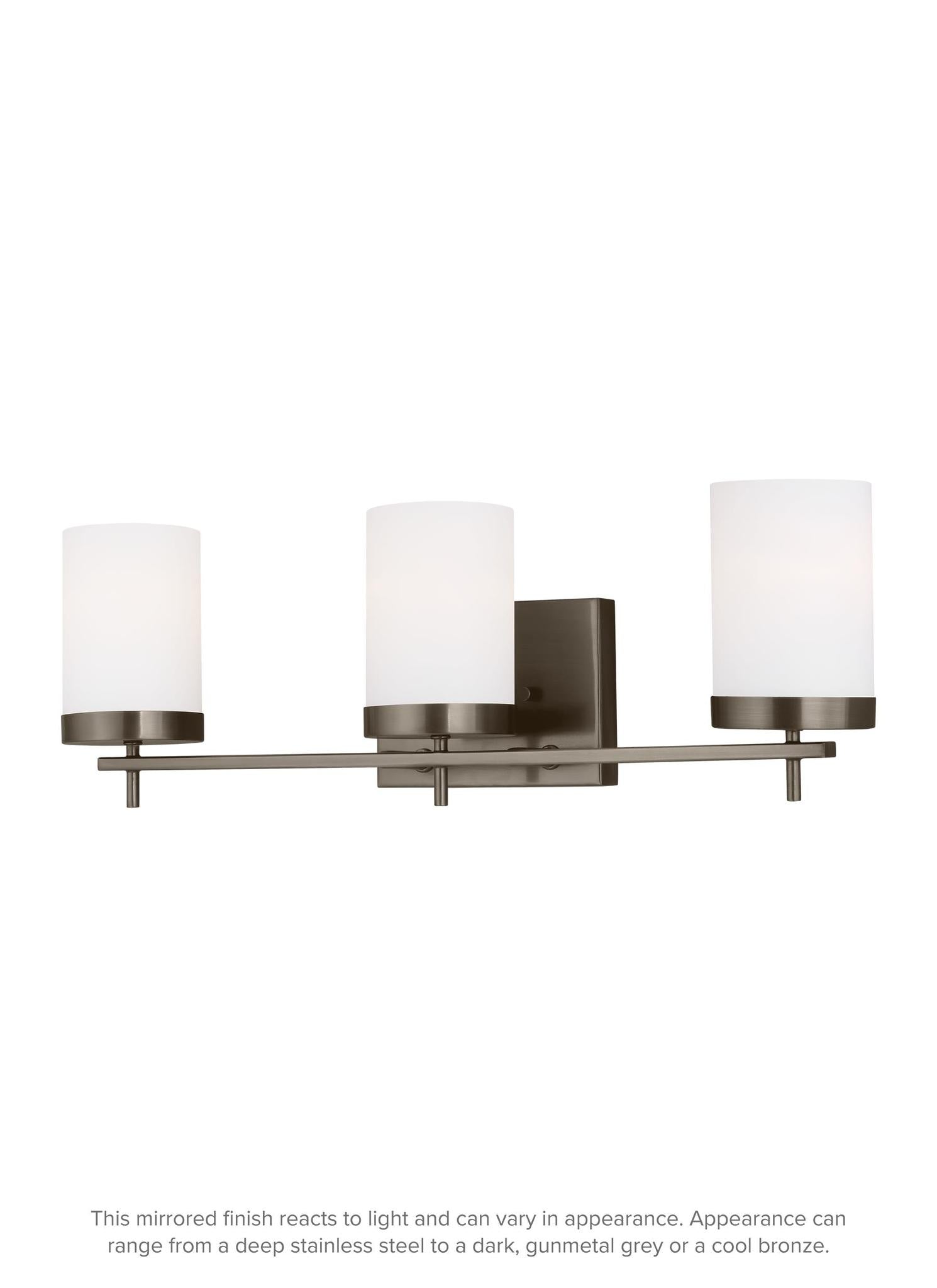 VISUAL COMFORT STUDIO, ZIRE THREE LIGHT BATH, BATH VANITY LIGHT