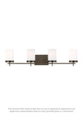 VISUAL COMFORT & CO., ZIRE FOUR LIGHT BATH, BATH VANITY LIGHT