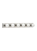 GENERATION LIGHTING, CENTER STAGE SIX LIGHT WALL / BATH, BATH VANITY LIGHT