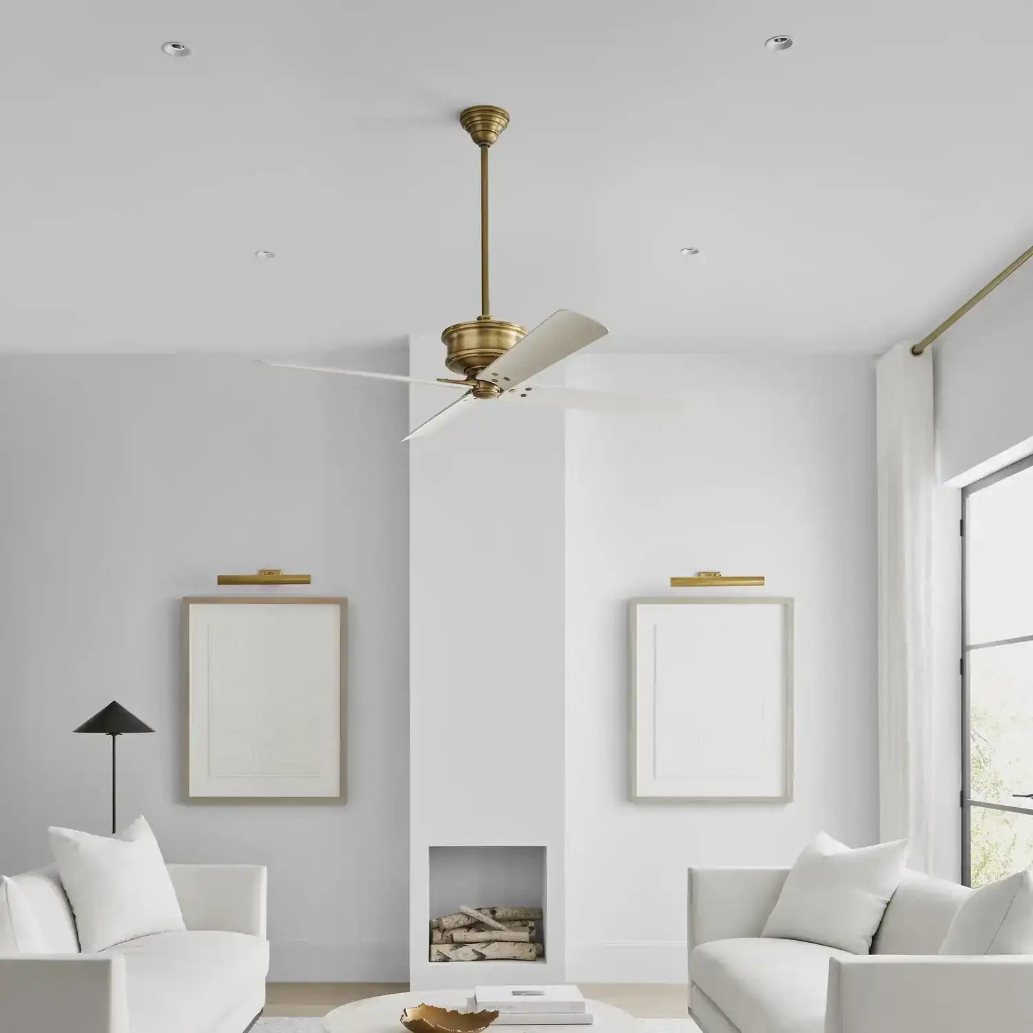 VISUAL COMFORT & CO., SUBWAY CEILING FAN, INDOOR CEILING FANS