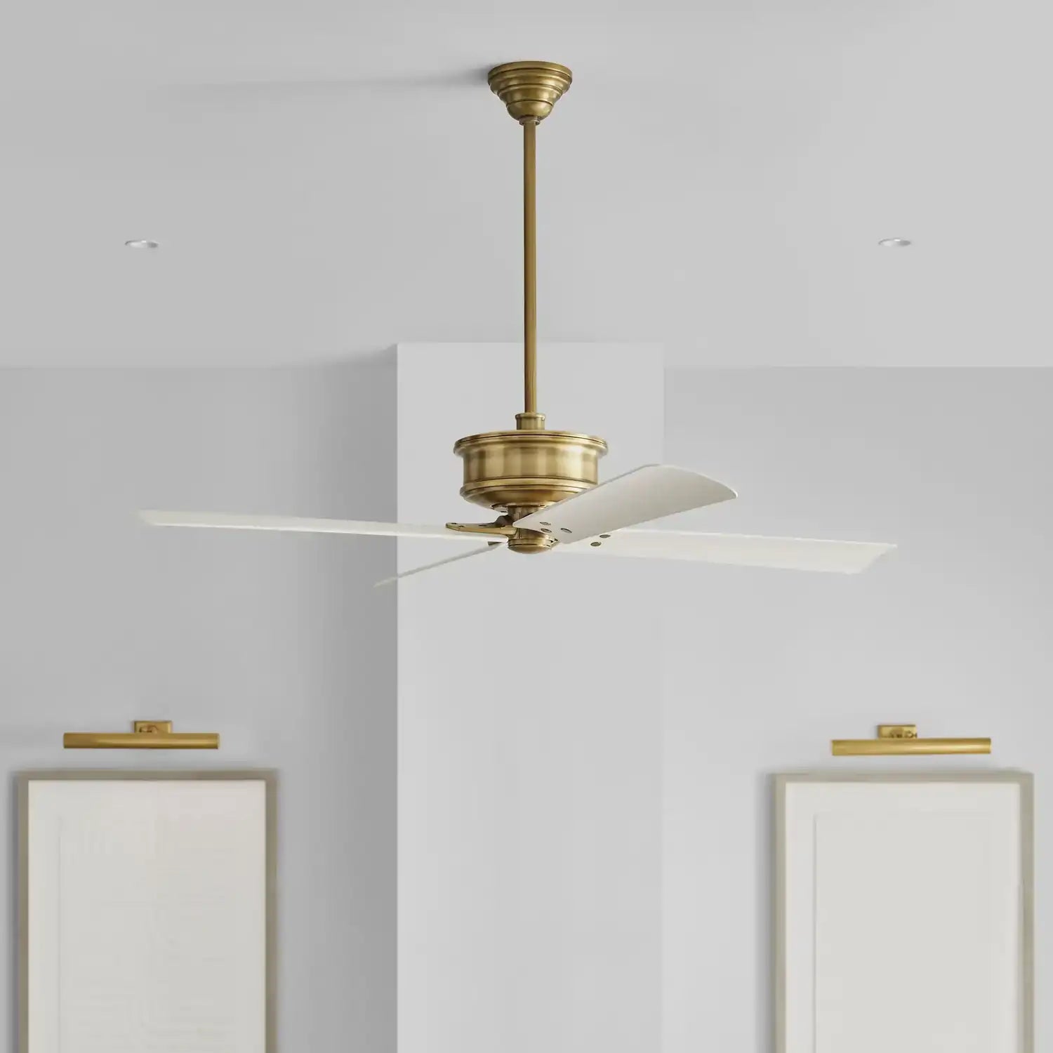 VISUAL COMFORT & CO., SUBWAY CEILING FAN, INDOOR CEILING FANS