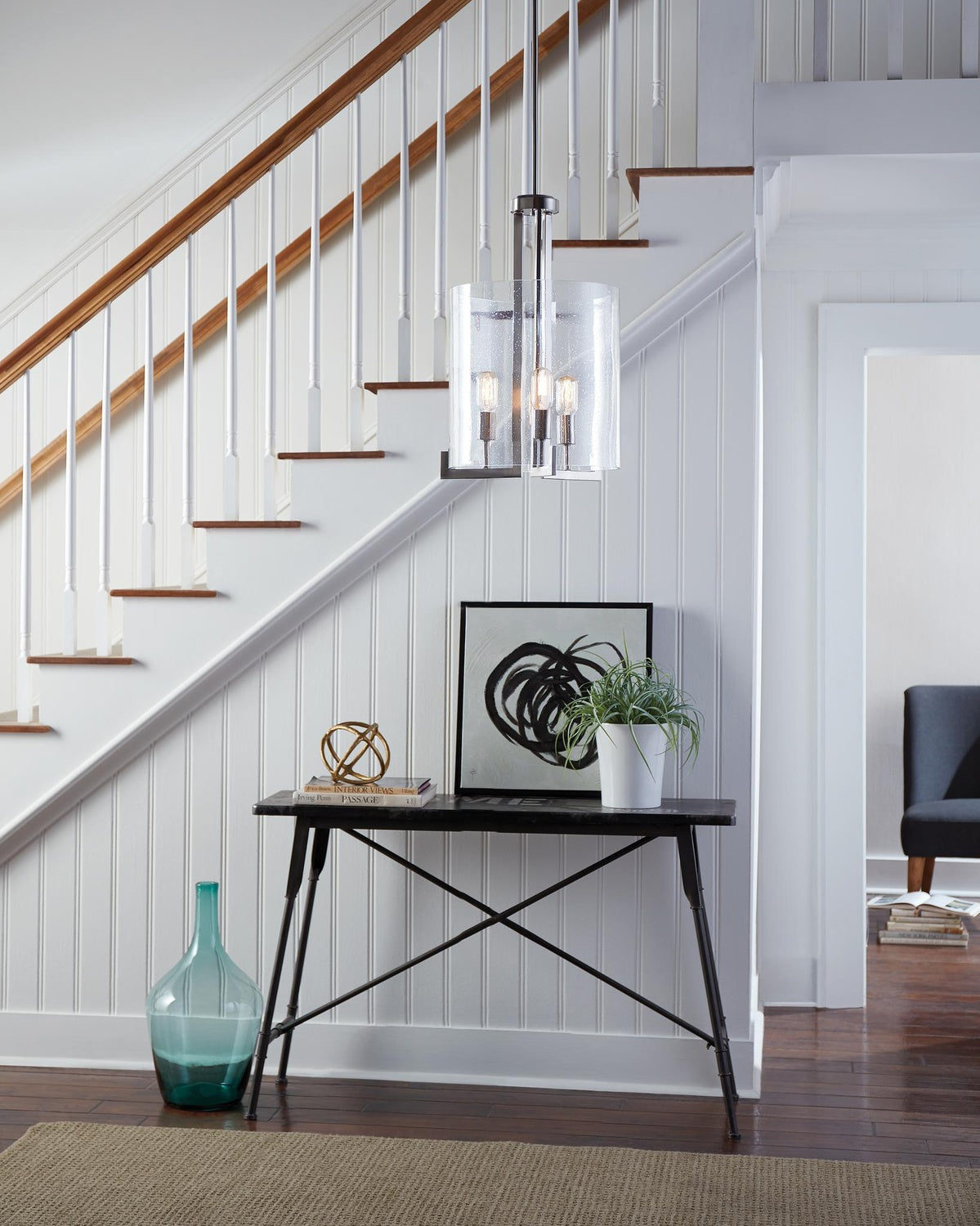 GENERATION LIGHTING, DAWES THREE LIGHT HALL / FOYER, PENDANT LIGHT