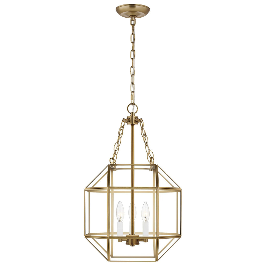 VISUAL COMFORT & CO., MORRISON THREE LIGHT LANTERN, PENDANT LIGHT
