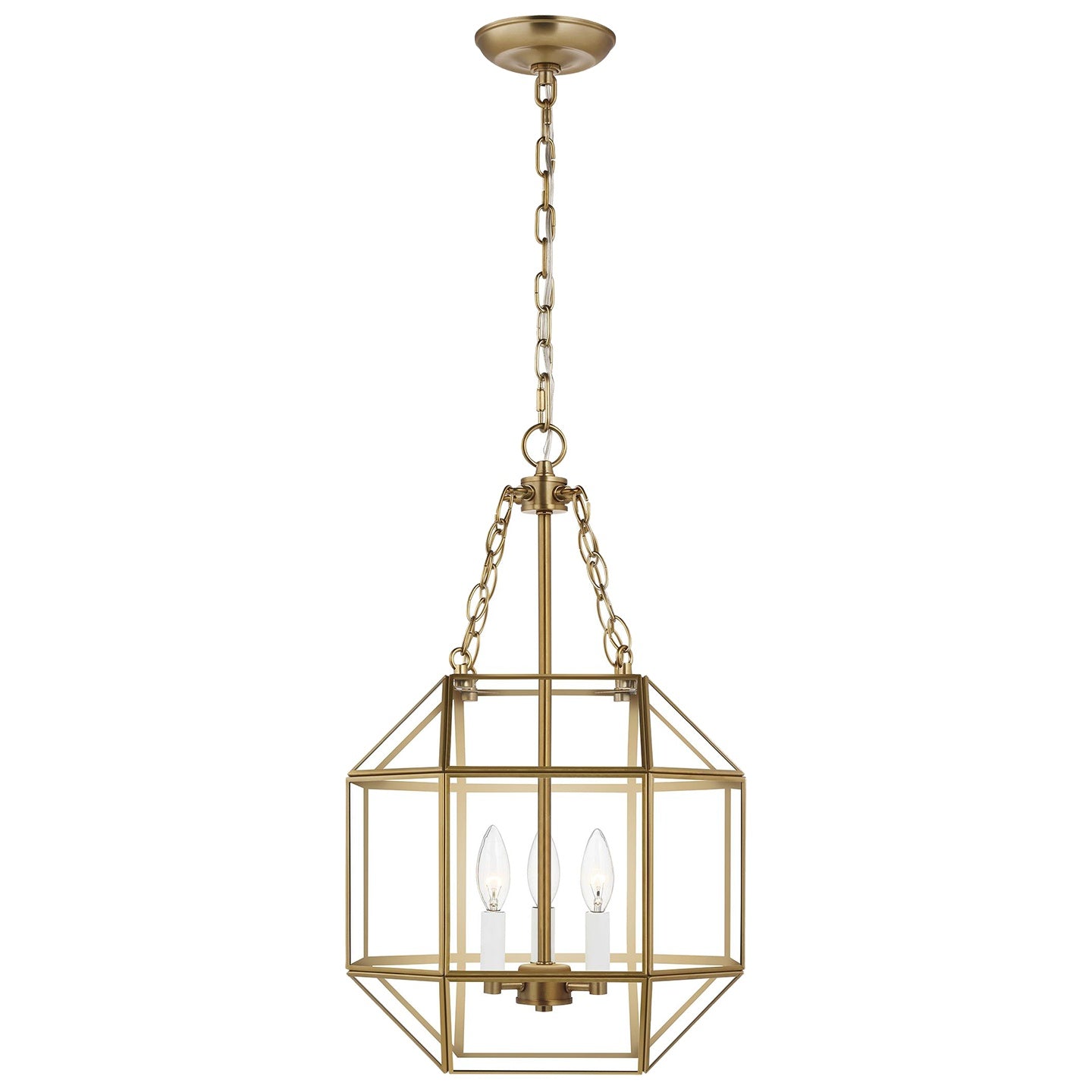 VISUAL COMFORT & CO., MORRISON THREE LIGHT LANTERN, PENDANT LIGHT