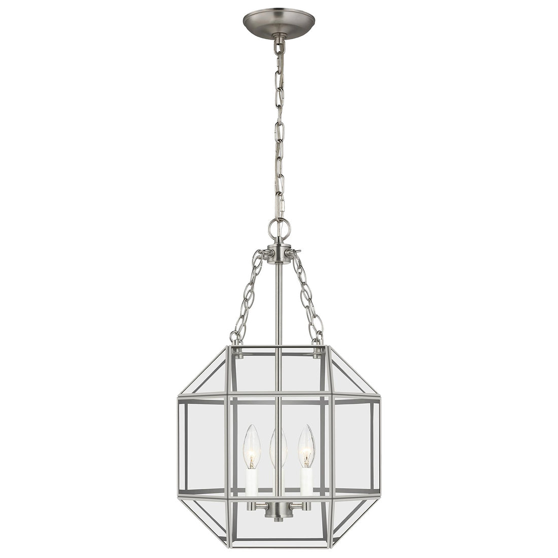 VISUAL COMFORT & CO., MORRISON THREE LIGHT LANTERN, PENDANT LIGHT