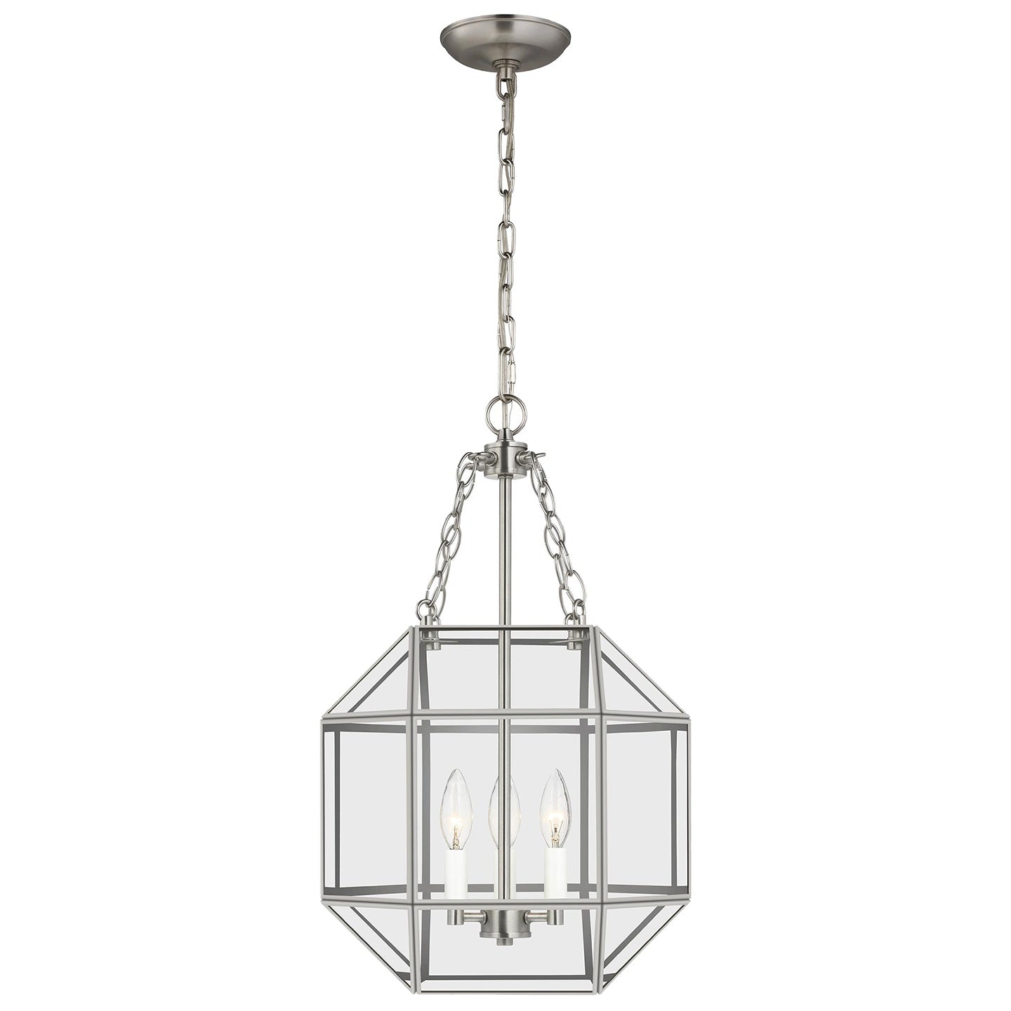 VISUAL COMFORT & CO., MORRISON THREE LIGHT LANTERN, PENDANT LIGHT