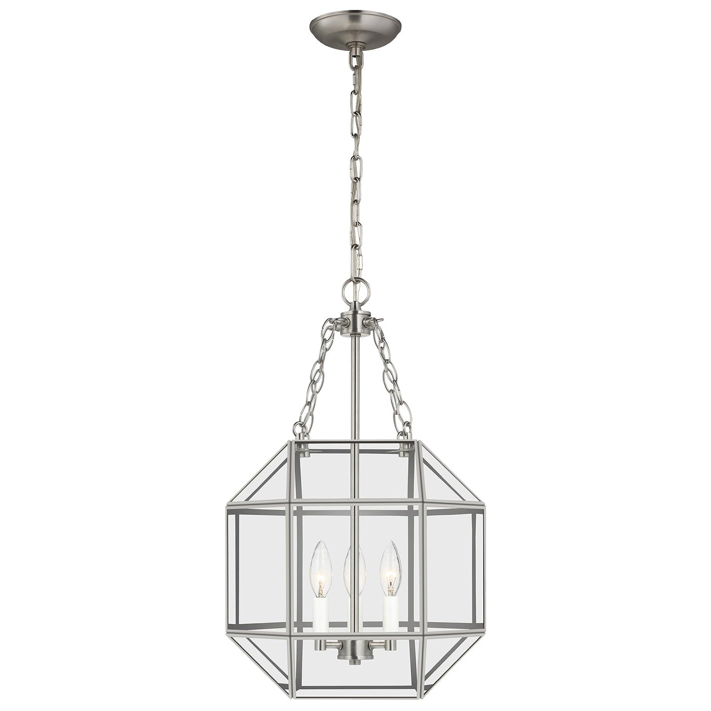 VISUAL COMFORT & CO., MORRISON THREE LIGHT LANTERN, PENDANT LIGHT