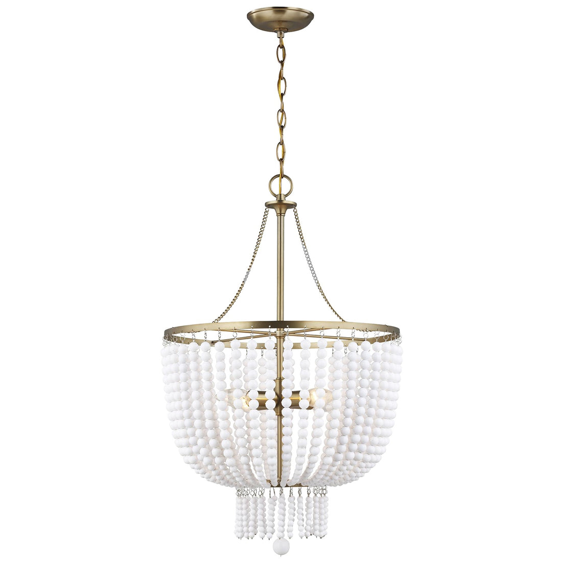 VISUAL COMFORT & CO., JACKIE FOUR LIGHT PENDANT, CHANDELIER LIGHT