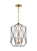 VISUAL COMFORT STUDIO, ZARRA THREE LIGHT LANTERN, PENDANT LIGHT