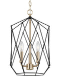 VISUAL COMFORT STUDIO, ZARRA THREE LIGHT LANTERN, PENDANT LIGHT