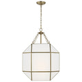 VISUAL COMFORT & CO., MORRISON THREE LIGHT LANTERN, PENDANT LIGHT