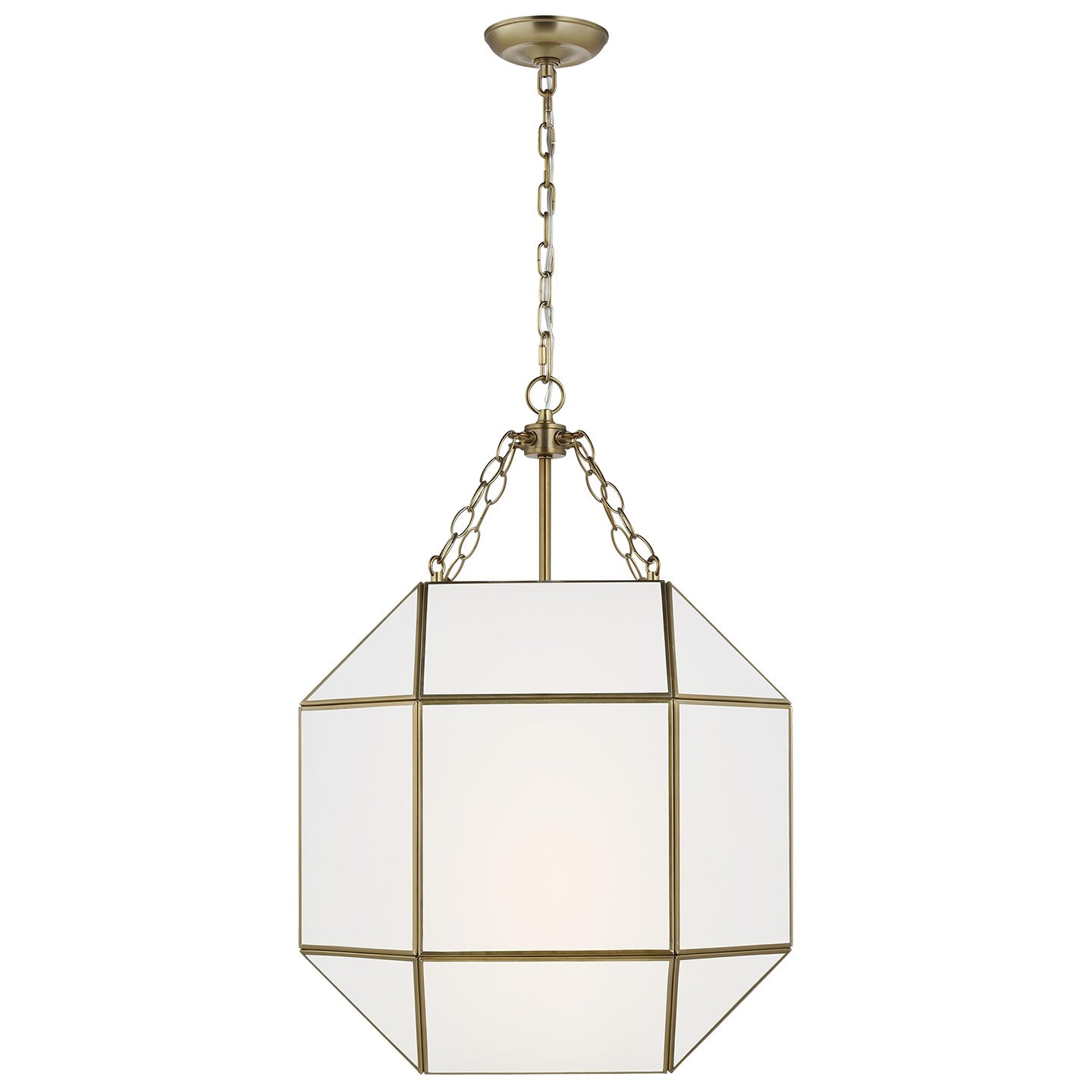 VISUAL COMFORT & CO., MORRISON THREE LIGHT LANTERN, PENDANT LIGHT