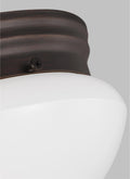 GENERATION LIGHTING, WEBSTER ONE LIGHT CEILING FLUSH MOUNT, FLUSH MOUNT CEILING LIGHTS