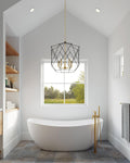 VISUAL COMFORT & CO., ZARRA FIVE LIGHT LANTERN, PENDANT LIGHT