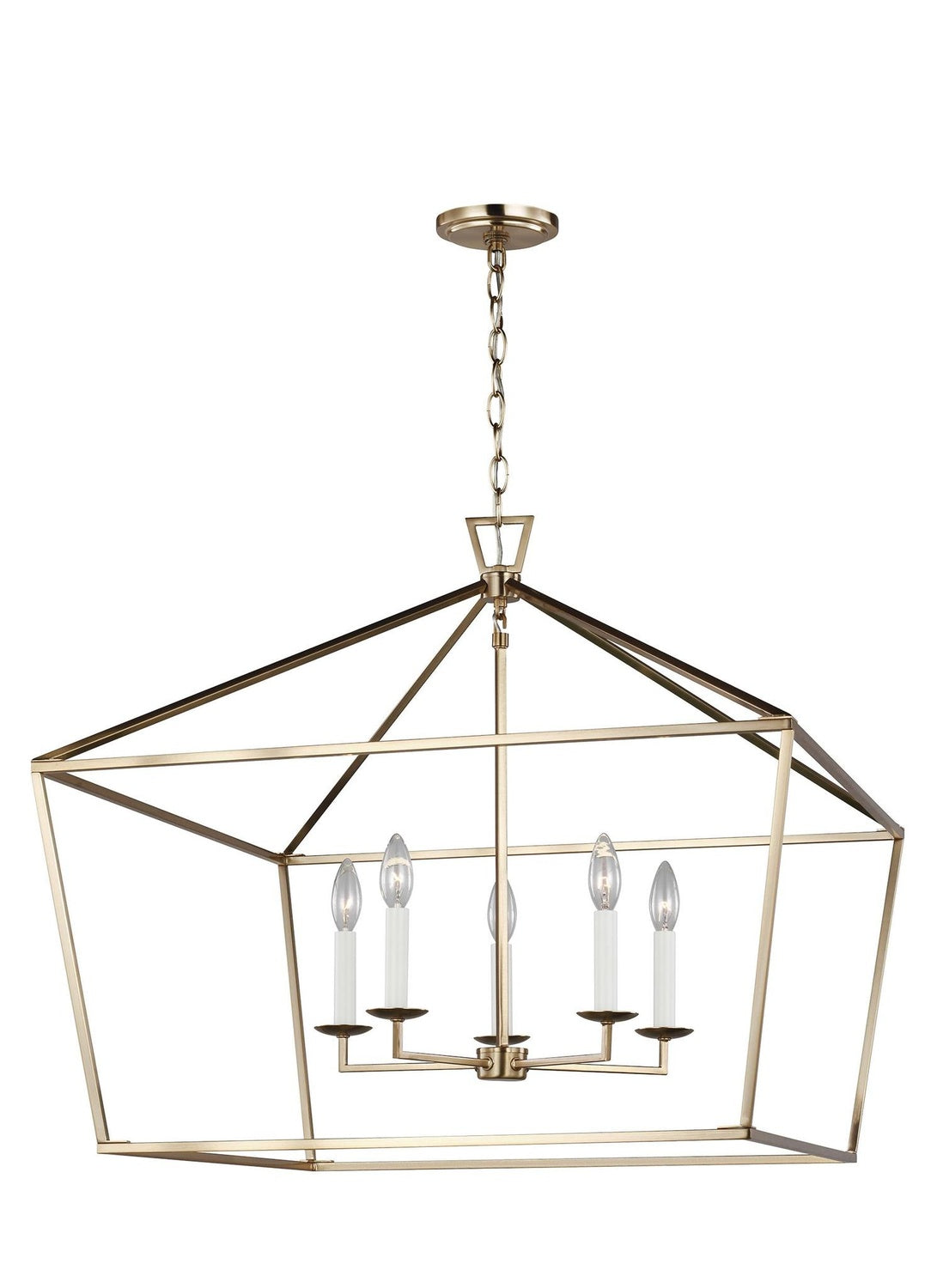 VISUAL COMFORT & CO., DIANNA FIVE LIGHT WIDE LANTERN, PENDANT LIGHT
