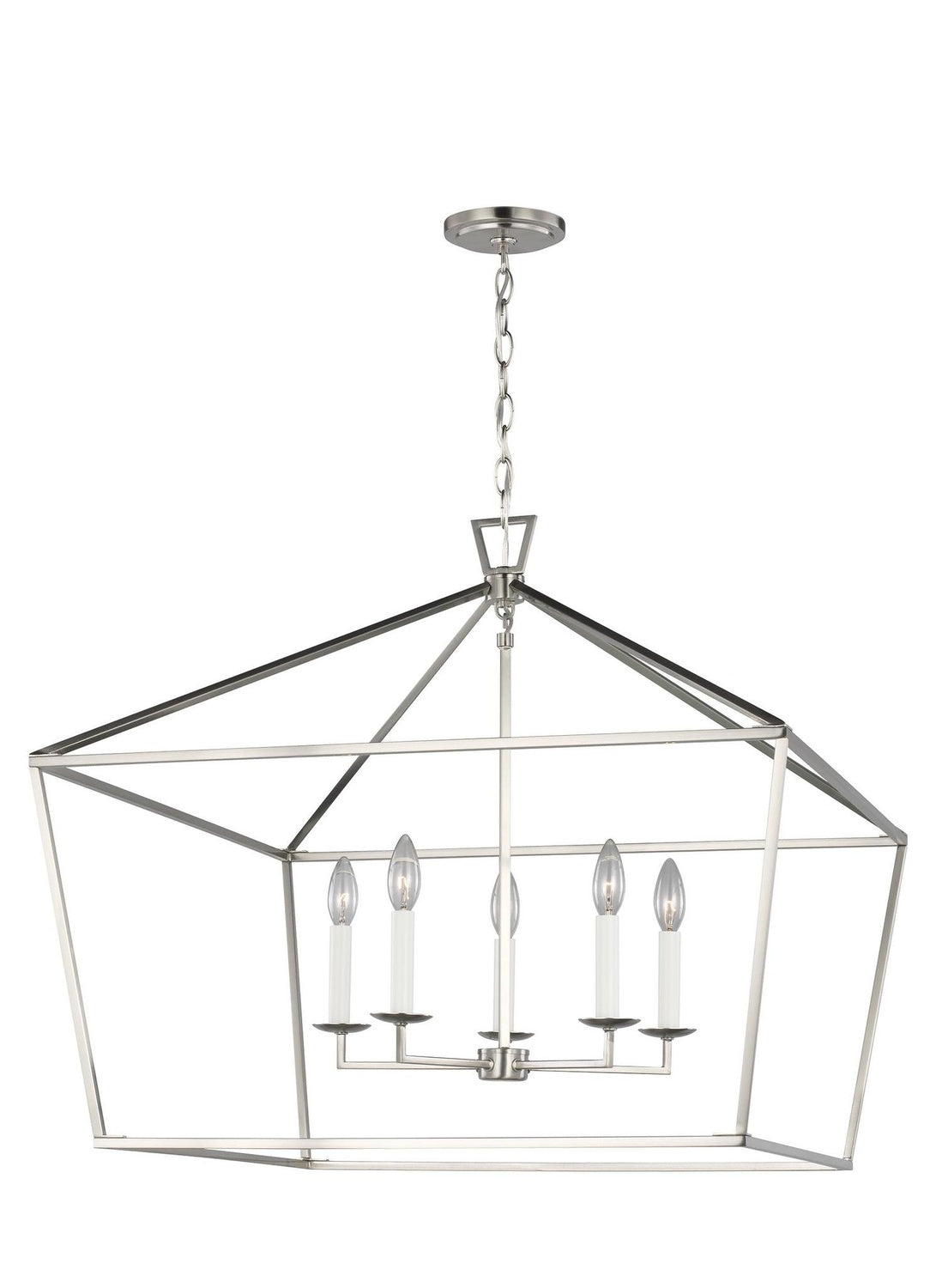 VISUAL COMFORT STUDIO, DIANNA FIVE LIGHT WIDE LANTERN, PENDANT LIGHT