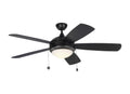 GENERATION LIGHTING, DISCUS ORNATE LED CEILING FAN | 5DIO52BKD, INDOOR CEILING FANS