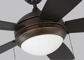 GENERATION LIGHTING, DISCUS OUTDOOR LED CEILING FAN, OUTDOOR CEILING FAN