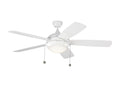 GENERATION LIGHTING, DISCUS ORNATE LED CEILING FAN | 5DIW52WHD, OUTDOOR CEILING FAN