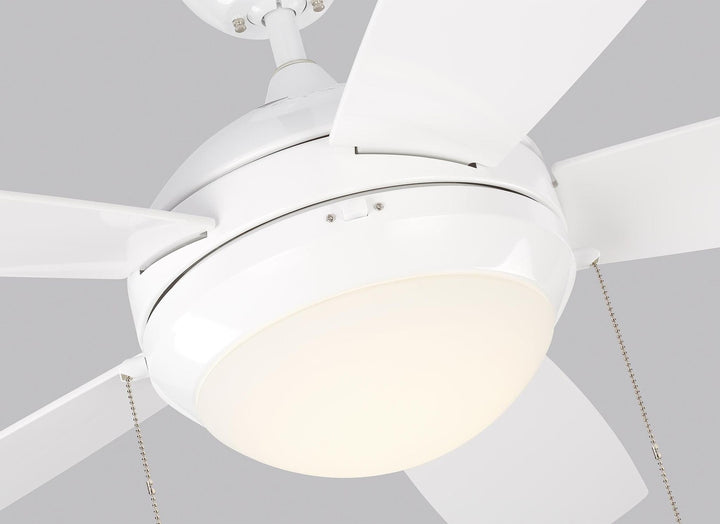 GENERATION LIGHTING, DISCUS ORNATE LED CEILING FAN | 5DIW52WHD, OUTDOOR CEILING FAN