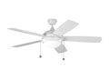 GENERATION LIGHTING, DISCUS ORNATE LED CEILING FAN | 5DIW52WHD, OUTDOOR CEILING FAN