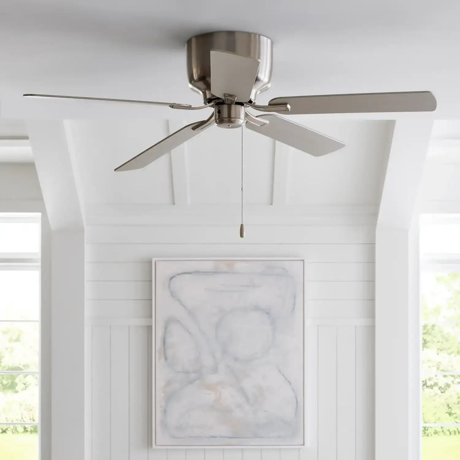 GENERATION LIGHTING, LINDEN 52 HUGGER CEILING FAN, INDOOR CEILING FANS