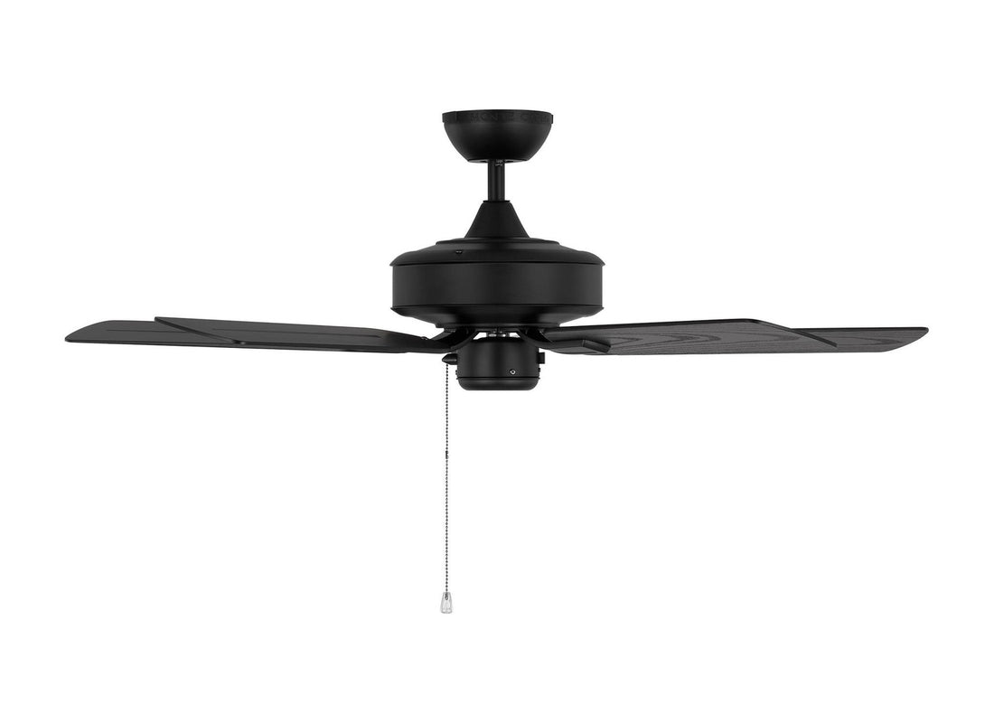 GENERATION LIGHTING, LINDEN CEILING FAN | 5LDO44MBK, OUTDOOR CEILING FAN