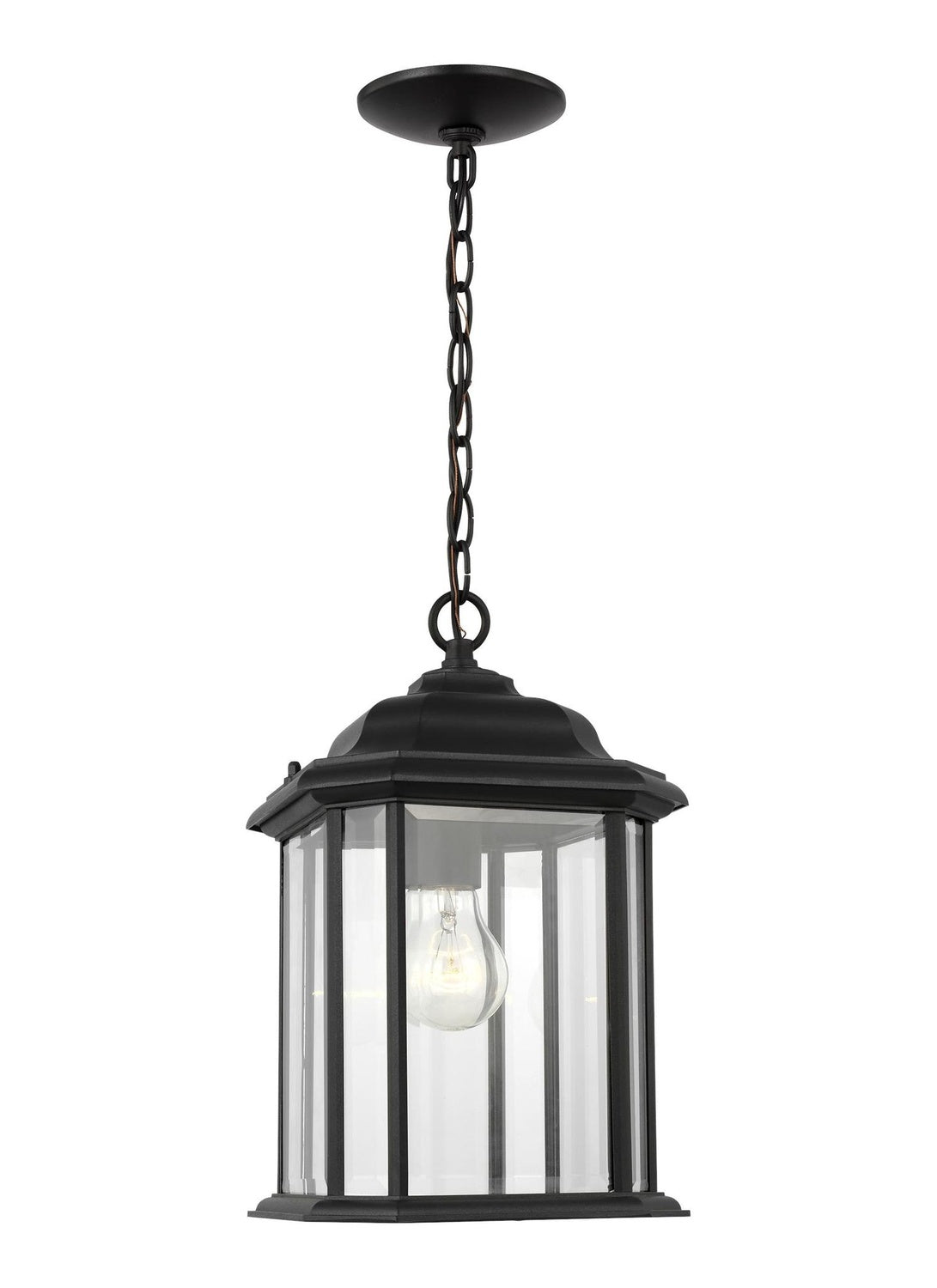 GENERATION LIGHTING, KENT ONE LIGHT OUTDOOR PENDANT, OUTDOOR CEILING LIGHTS