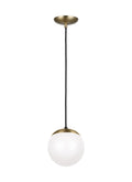 VISUAL COMFORT & CO., LEO - HANGING GLOBE ONE LIGHT PENDANT, PENDANT LIGHT