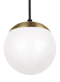 VISUAL COMFORT & CO., LEO - HANGING GLOBE ONE LIGHT PENDANT, PENDANT LIGHT