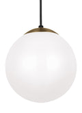 VISUAL COMFORT & CO., LEO - HANGING GLOBE ONE LIGHT PENDANT, PENDANT LIGHT