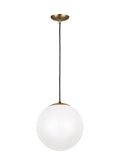 VISUAL COMFORT & CO., LEO - HANGING GLOBE ONE LIGHT PENDANT, PENDANT LIGHT