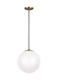 VISUAL COMFORT STUDIO, LEO - HANGING GLOBE ONE LIGHT PENDANT, PENDANT LIGHT