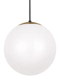 VISUAL COMFORT & CO., LEO - HANGING GLOBE ONE LIGHT PENDANT, PENDANT LIGHT
