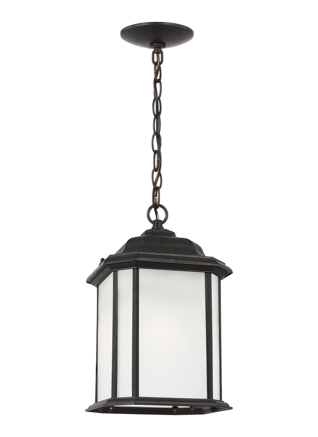 GENERATION LIGHTING, KENT ONE LIGHT OUTDOOR PENDANT, OUTDOOR CEILING LIGHTS