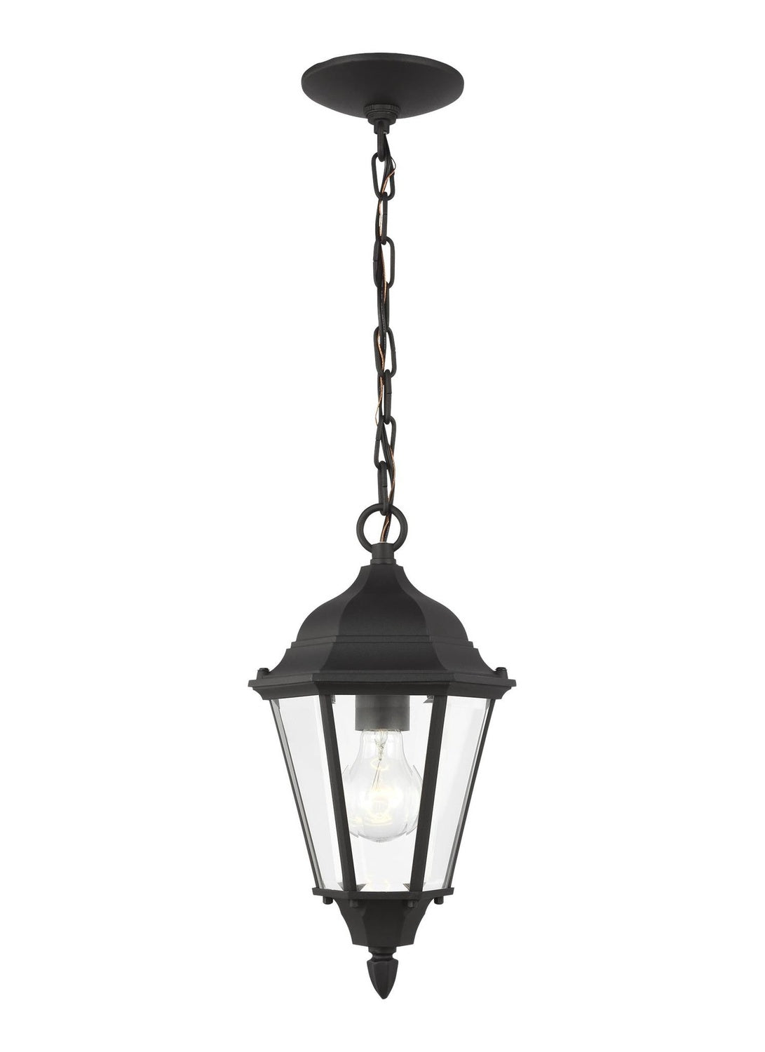 GENERATION LIGHTING, BAKERSVILLE ONE LIGHT OUTDOOR PENDANT, OUTDOOR CEILING LIGHTS